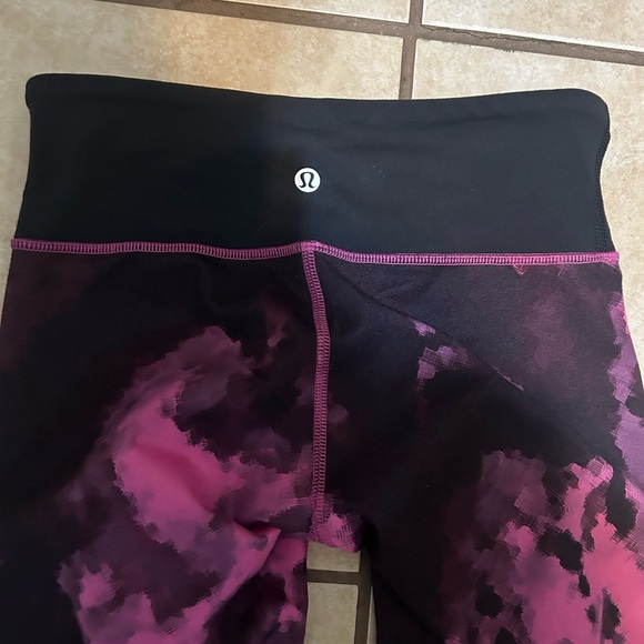 Lululemon Wunder Under Full Length Blooming Raspberry Pixie Leggings size 4 - Picture 6 of 6